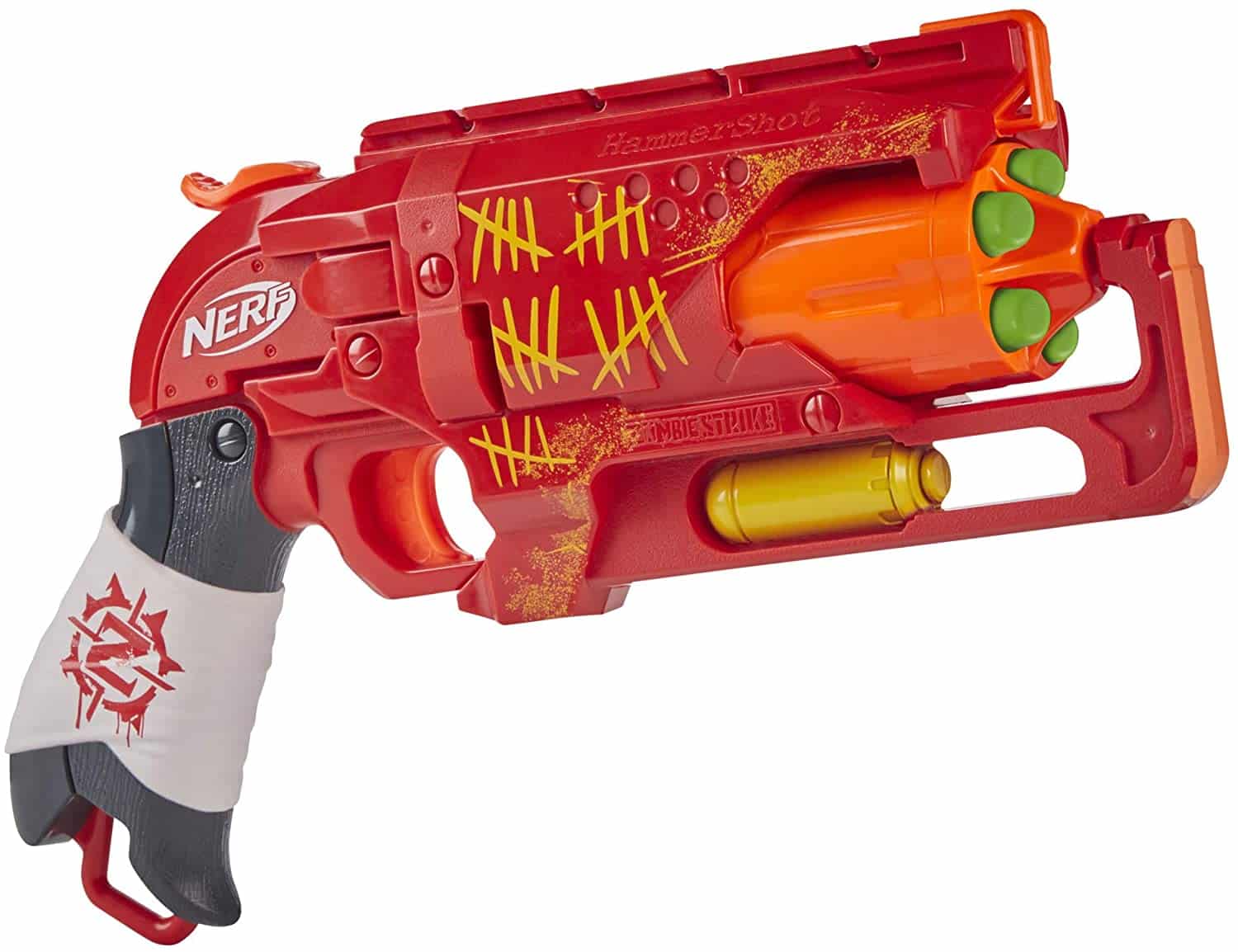 nerf zombie strike hammershot red