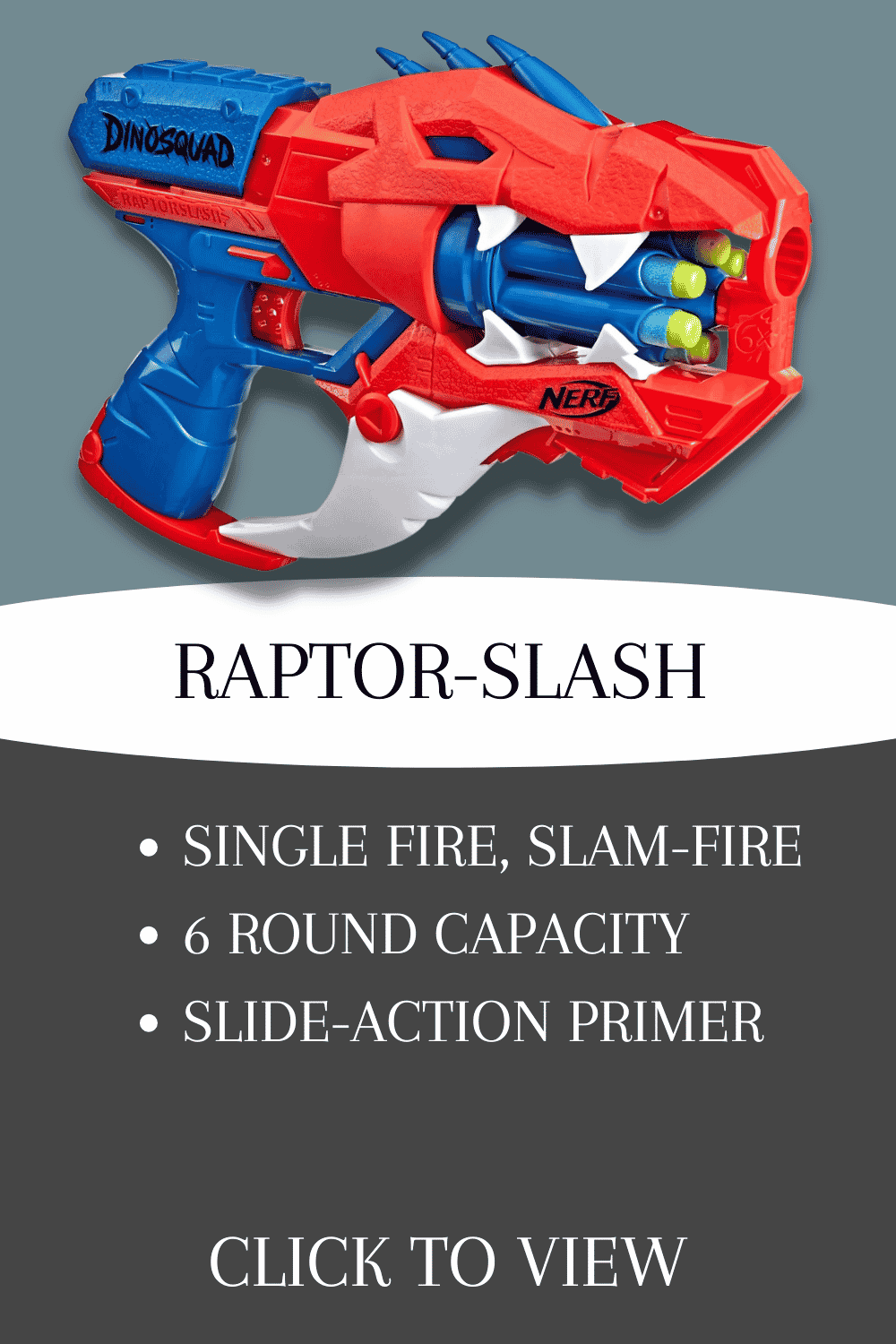 nerf dinosquad raptor-slash