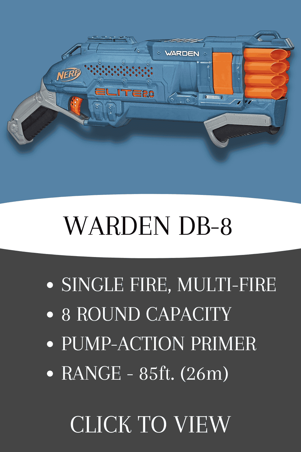 nerf elite 2.0 warden db-8