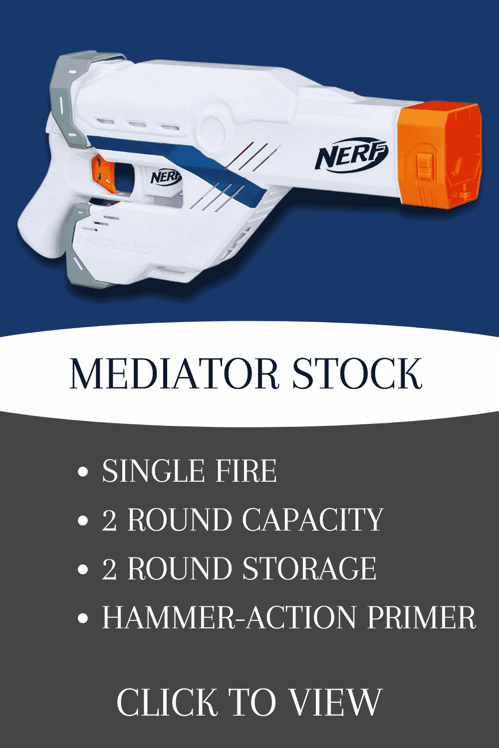 nerf modulus mediator stock