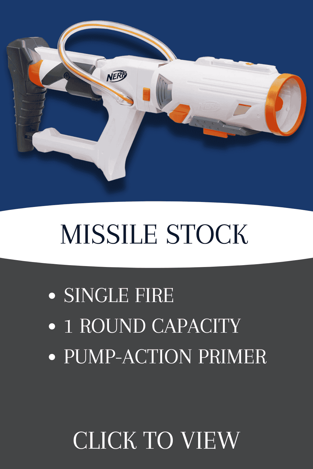 nerf modulus missile launcher stock