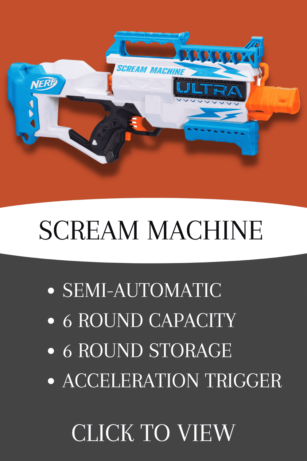 nerf ultra scream machine