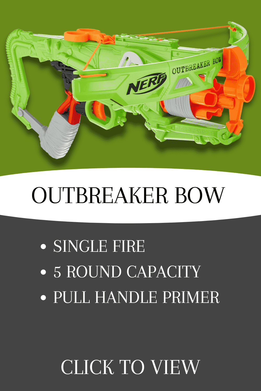 nerf zombie strike outbreaker bow