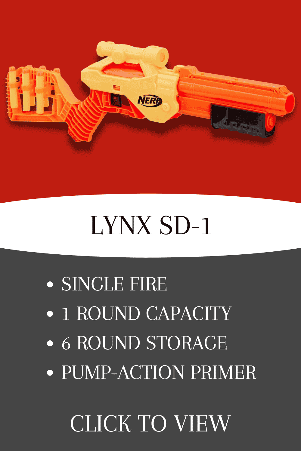 nerf alpha strike lynx sd-1