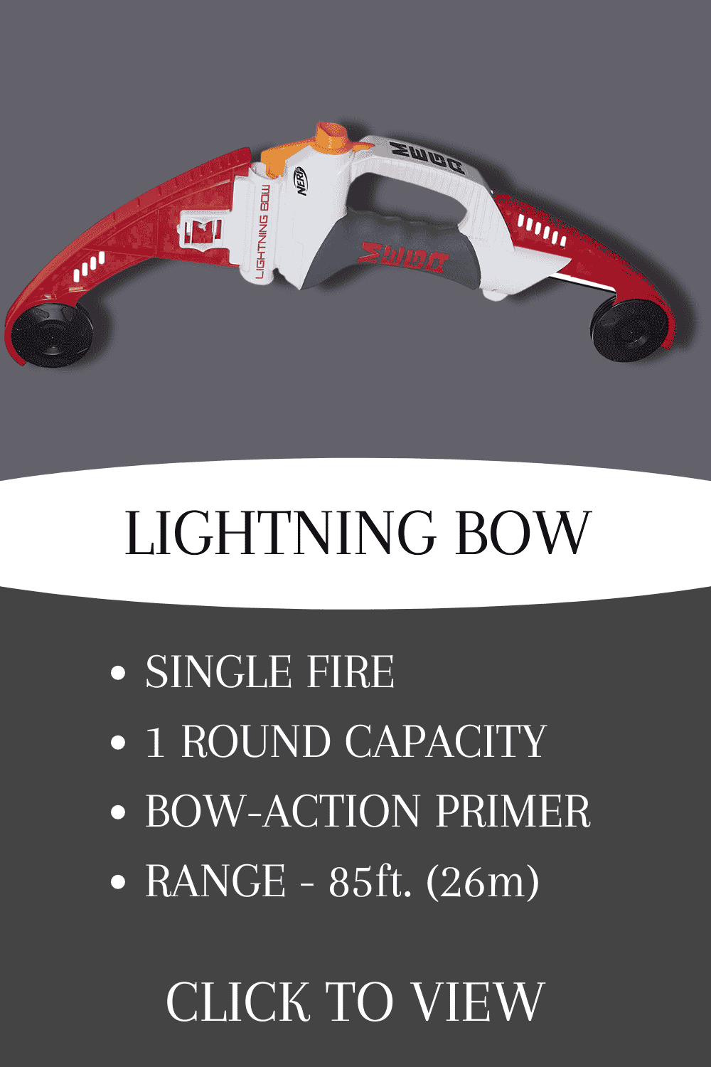 nerf n-strike mega lightning bow