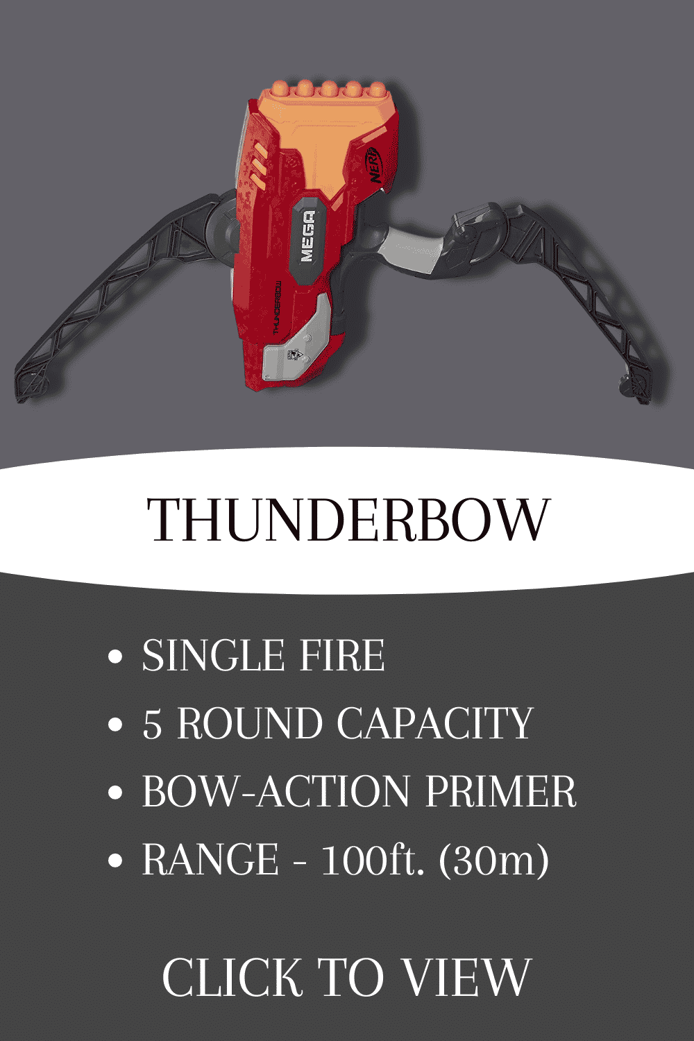 nerf n-strike mega thunderbow