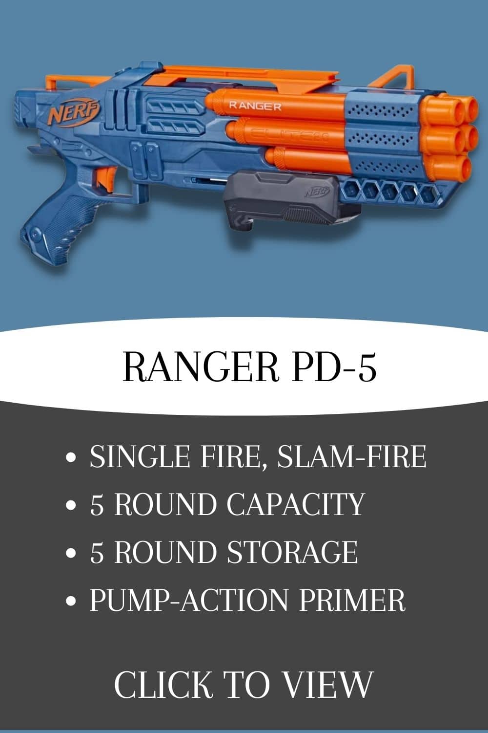nerf elite 2.0 ranger pd-5
