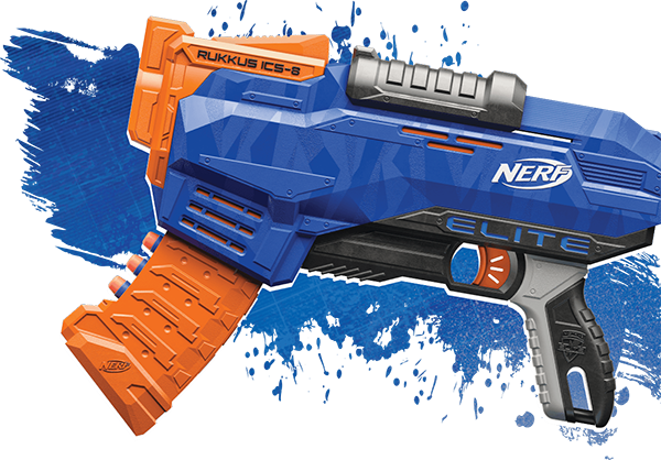 Rukkus ICS-S Nerf Elite Nerf Gun